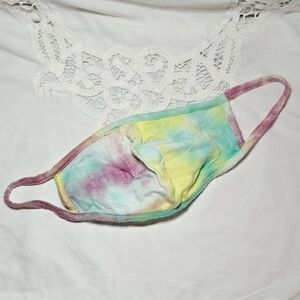 Multicolor Tie-Dye Face Mask